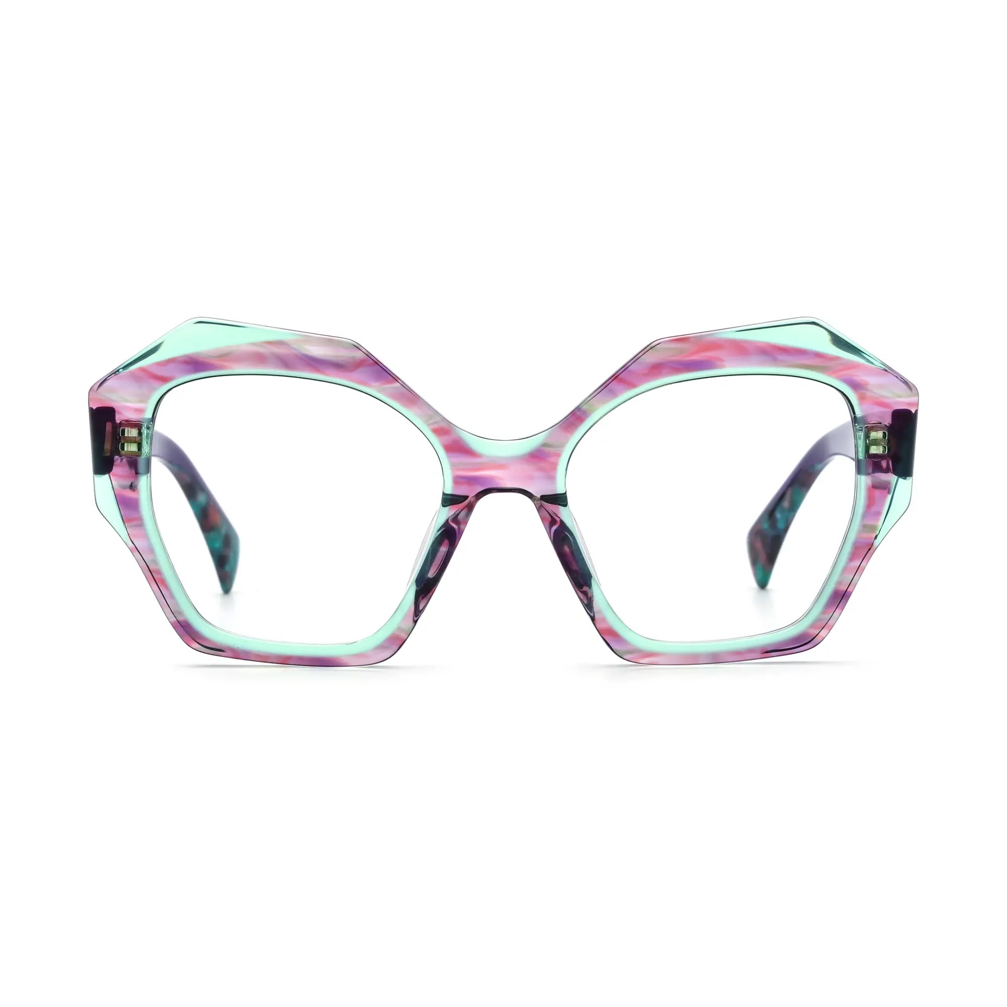 VoyueLens™ Amethyst Mist Eyeglasses – Front View – SKU VL19359-C4